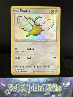 Pokemon Card Swablu SV42/SV94 Hidden Fates Shiny Vault Near Mint - Image 1