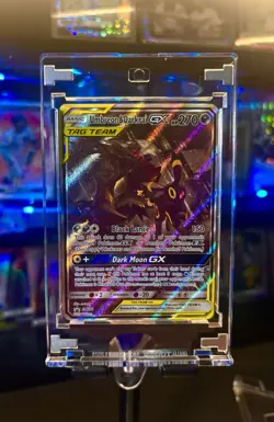 Pokemon TCG Umbreon Darkrai GX SM241 TAG TEAM Black Star Promo Holo Card - Image 1