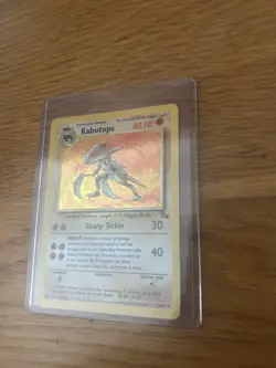 Pokemon TCG Kabutops Holo Card 9/62 Fossil Unlimited Holo Rare - Image 3