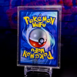 Bea Waifu Trading Card ACG PokemonWaifu Trainer Holo Flash Gold Foil Rare - Image 4