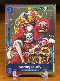 2024 One Piece Monkey D. Luffy Convention Exclusive Foil P-043 Promo Card - Image 1