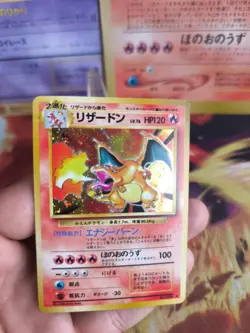 Pokemon Karte Card Charizard Glurak Base Expansion Holo Wotc japanese NM- (MK) - Image 2