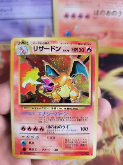 Pokemon Karte Card Charizard Glurak Base Expansion Holo Wotc japanese NM- (MK) - Image 5