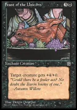 Feast of the Unicorn (2) - Light Play MTG Homelands - Image 1