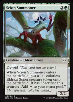 Scion Summoner -Foil Medium Play MTG Oath of the Gatewatch - Image 1