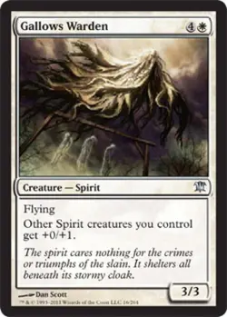Gallows Warden -Foil Medium Play MTG Innistrad - Image 1