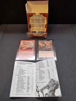 MtG Urza's Legacy 'Phyrexian Assault' Theme Deck from 1999 | Opened - Complete - Image 2