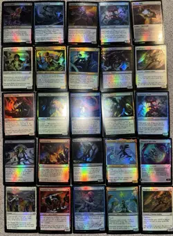 Magic MTG Edge of Eternities lot of 25 *FOIL* cards - Image 1