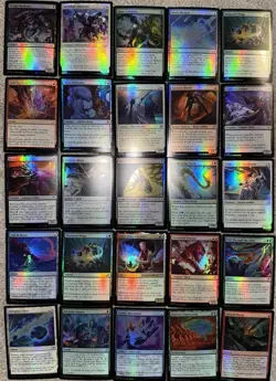 Magic MTG Edge of Eternities lot of 25 *FOIL* cards - Image 1