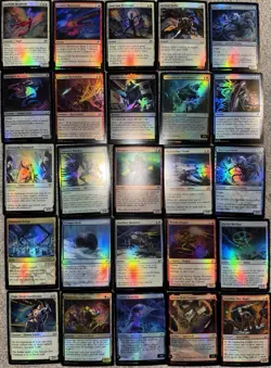 Magic MTG Edge of Eternities lot of 25 *FOIL* cards - Image 1