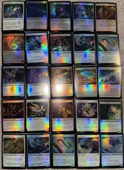Magic MTG Edge of Eternities lot of 25 *FOIL* cards - Image 1