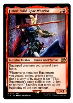 MTG | Firion, Wild Rose Warrior #0137 | Final Fantasy | NM | EN - Image 1
