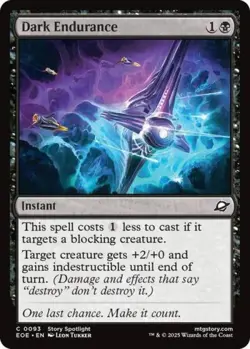 Dark Endurance -Foil Near Mint MTG Edge of Eternities - Image 1