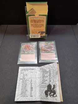 MtG URZA'S DESTINY 'FIENDISH NATURE' Theme Deck from 1999 | Opened - Complete - Image 2