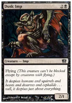 Dusk Imp -Foil Medium Play MTG 8th Edition - Image 1