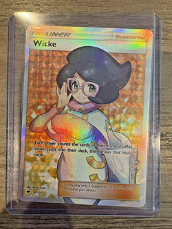 Wicke - 147/147 - Burning Shadows - Full Art Trainer - Pokemon Card MINT - Image 3
