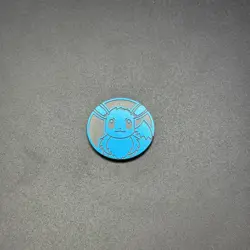 Blue Eevee Coin 2025 Pokemon TCG S-Chinese Scarlet Violet Official Nintendo - Image 1