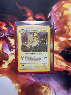 Pokemon Vintage Team Rocket Holo 4 Cards Bundle Raichu/ Machamp/ Gyarados/Arbok - Image 3