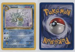 Seadra German 1st Ed. Pokemon Fossil #42 1999 15fy - Image 3