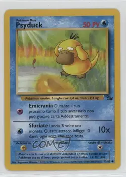 Psyduck Italian Pokemon Fossil #53 1999 15fy - Image 1