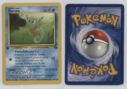 Horsea Spanish 1st Ed. Pokemon Fossil #49 1999 15fy - Image 3