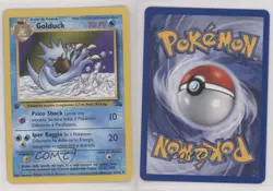 Golduck Italian 1st Ed. Pokemon Fossil #35 1999 15fy - Image 3