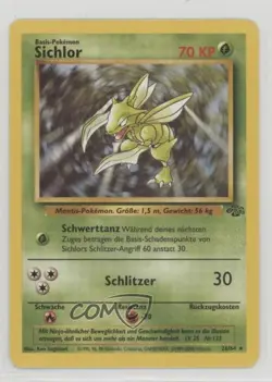 Scyther German Pokemon Jungle #26 1999 15fy - Image 1