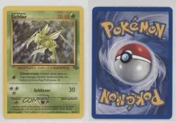 Scyther German Pokemon Jungle #26 1999 15fy - Image 3