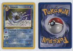 Golduck German 1st Ed. Pokemon Fossil #35 1999 15fy - Image 3