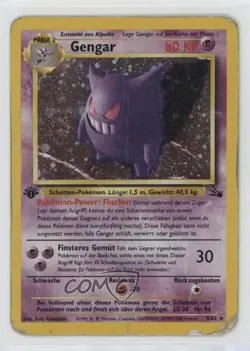 Gengar Holo German 1st Ed. Pokemon Fossil #5 1999 15fy - Image 1