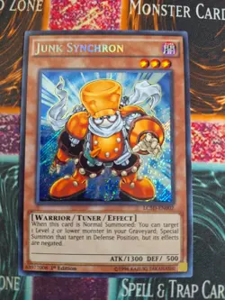 Yu-Gi-Oh! TCG Junk Synchron LC5D-EN002 Secret Rare 1st Edition Near Mint - Image 1
