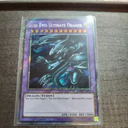 Yu-Gi-Oh Blue-eyes Ultimate Dragon RA03-EN178 Platinum secret RARE 1stEd - Image 2