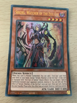 Yu-Gi-Oh! Card Serziel, Watcher Of The Evil Eye MP20-EN232 Rare 1st Edition - Image 1