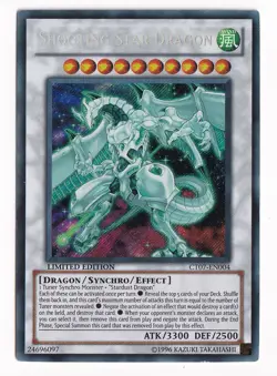 YUGIOH TCG SHOOTING STAR DRAGON CT07-EN004 SECRET LIMITED EDITION LP - Image 1