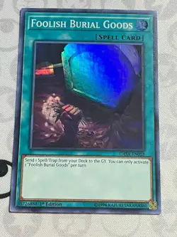 Foolish Burial Goods - DASA-EN058 - Super Rare (NM) - Yugioh - Image 1