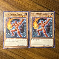 2x NM-LP Gem-Knight Garnet - OP06-EN014 - Common - Unlimited Edition YuGiOh - Image 5