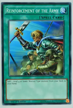Yugioh! Reinforcement of the Army SR02-EN031 Common 1st Edition - Image 1
