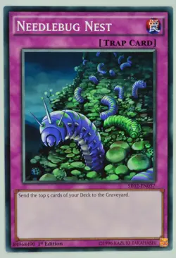 Yugioh! Needlebug Nest SR02-EN037 Common 1st Edition - Image 1