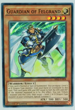 Yugioh! Guardian of Felgrand SR02-EN004 Common 1st Edition - Image 1