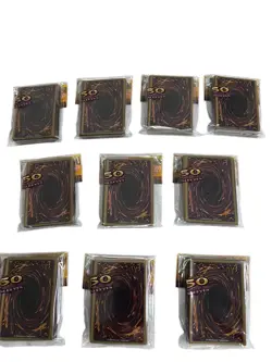 500 Sleeves Konami YUGIOH Back Official Duelist Card Deck Protectors 1996 Sealed - Image 3