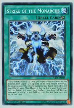 Yugioh! Strike of the Monarchs SR01-EN028 Common 1st Edition - Image 1