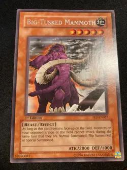 Big-Tusked Mammoth FET-EN015 - 1st Edition - NM - Rare - Image 1