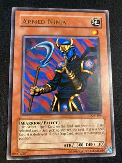 Armed Ninja LOB-106 - Unlimited - Rare - LP - Image 1