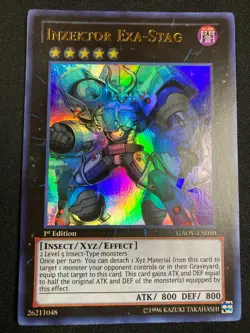 Yugioh Inzektor Exa-Stag GAOV-EN050 Ultra Rare 1st Ed NM - Image 1