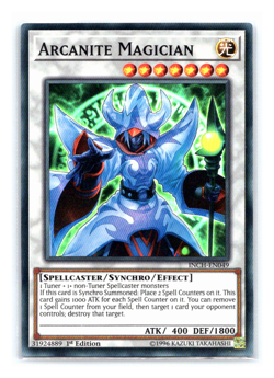 Arcanite Magician - INCH-EN049 - Super Rare - 1st Edition Yugioh - Image 1