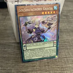 Yu-Gi-Oh! SolSolfachord Gracia ANGU-EN018 1st Edition Collector's Rare NM - Image 1