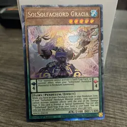 Yu-Gi-Oh! SolSolfachord Gracia ANGU-EN018 1st Edition Collector's Rare NM - Image 2