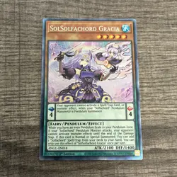 Yu-Gi-Oh! SolSolfachord Gracia ANGU-EN018 1st Edition Collector's Rare NM - Image 3