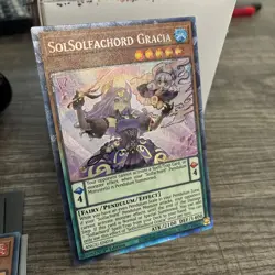 Yu-Gi-Oh! SolSolfachord Gracia ANGU-EN018 1st Edition Collector's Rare NM - Image 5
