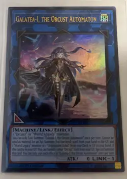 Yugioh Galatea-I, the Orcust Automaton BLMM-EN053 Emblazoned Ultra NM Stamped - Image 1